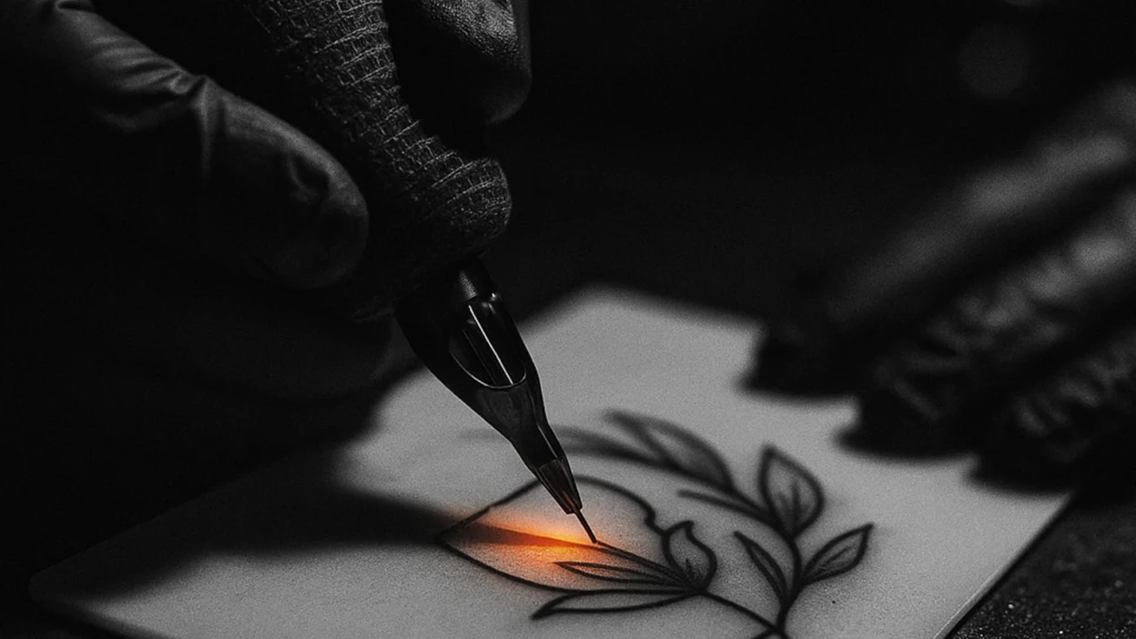 Tatuowanie sztucznej skóry
